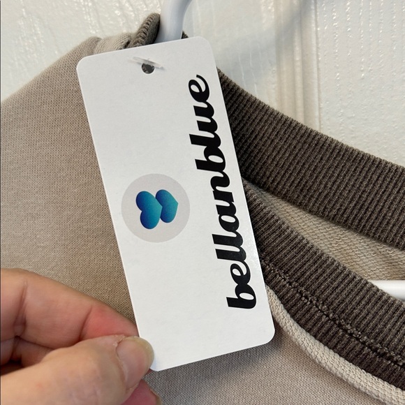 BellanBlue Taupe Peace Sweatshirt - Picture 2 of 8